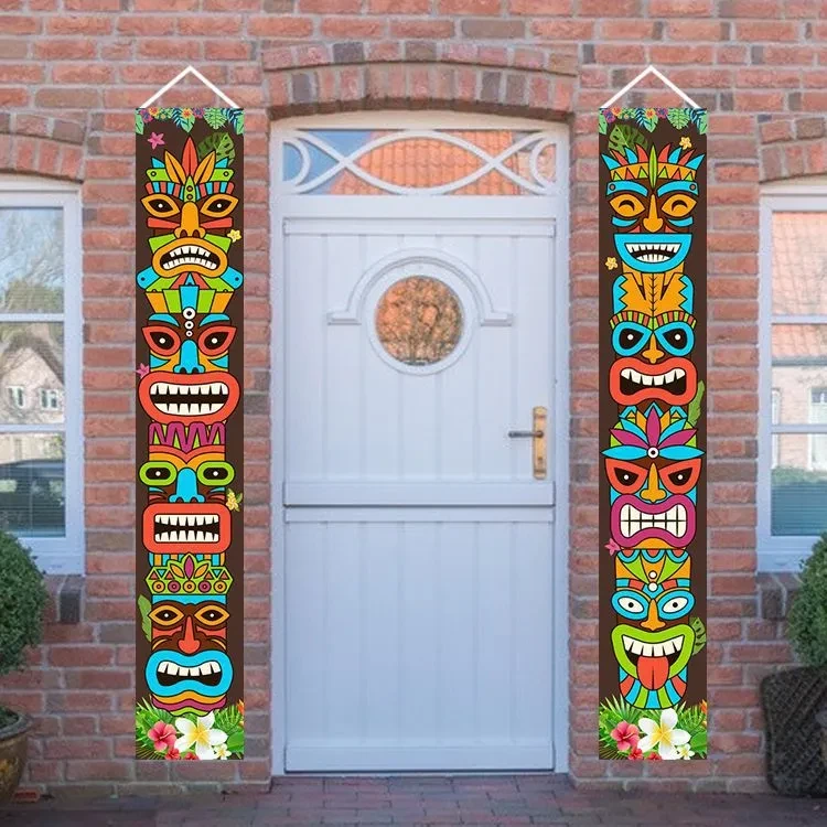 Fondo de pancarta del Festival Lok, suministros para fiestas temáticas de verano, decoración, bandera