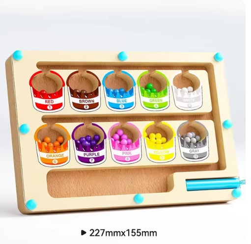 Clasificación magnética de colores Montessori