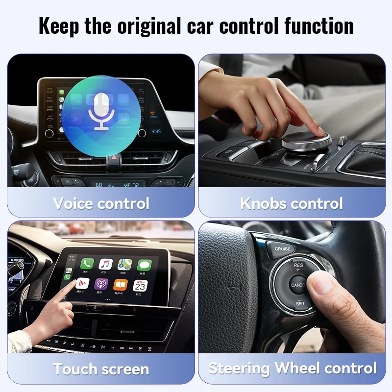 Adaptador inalámbrico XUDA CarPlay y Android Auto