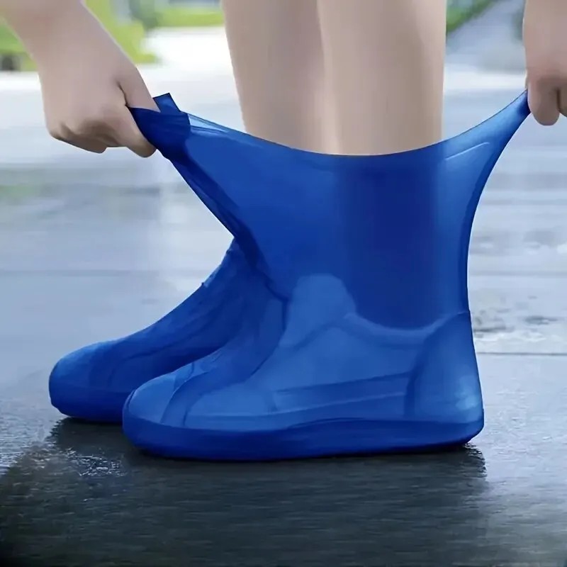 Fundas impermeables de silicona para botas de lluvia