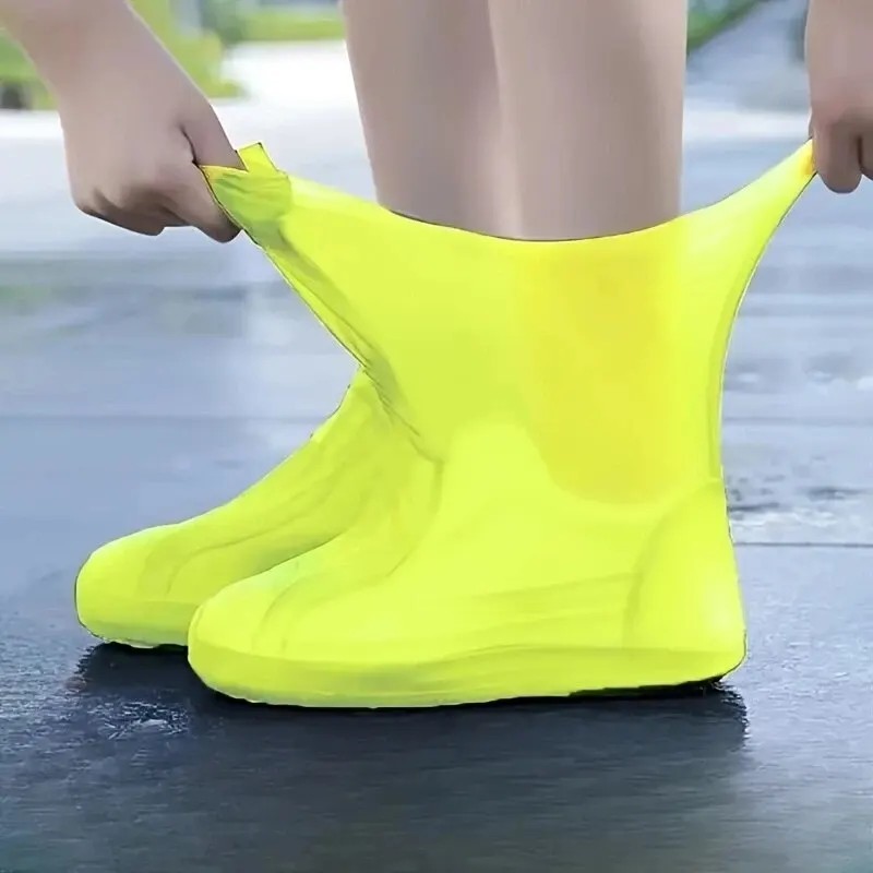 Fundas impermeables de silicona para botas de lluvia