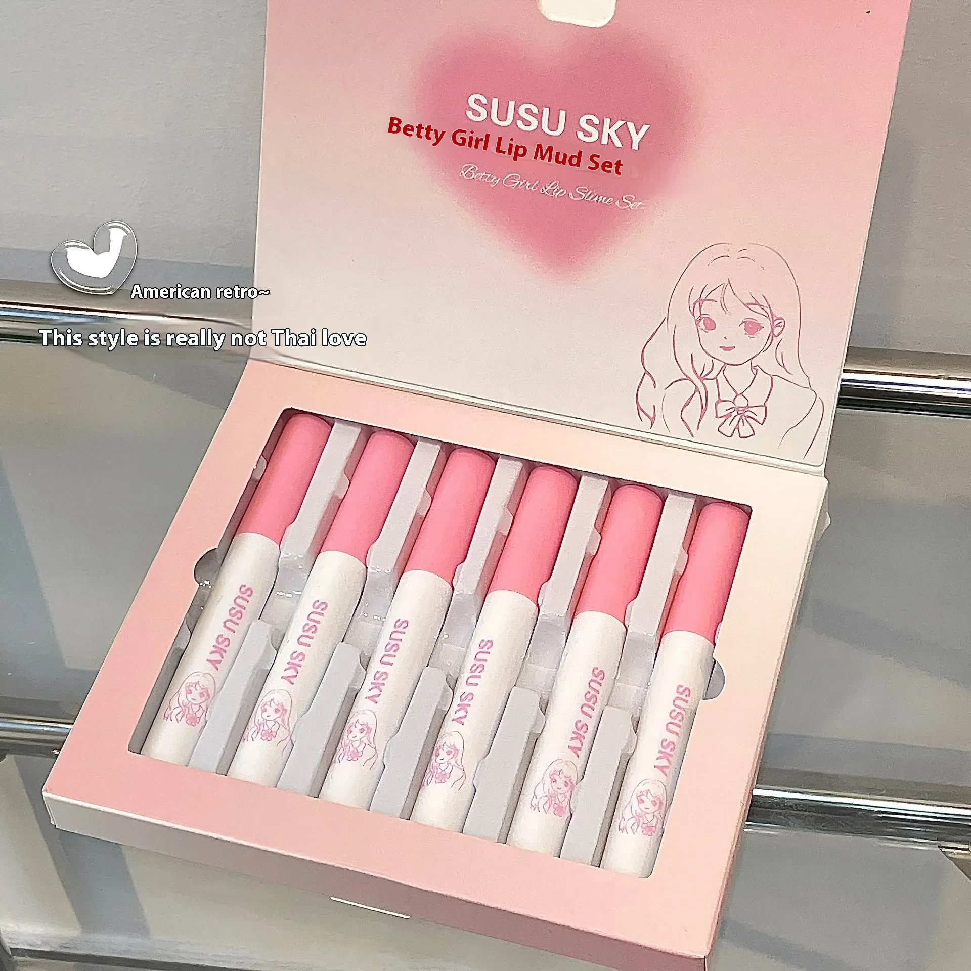 Traje de barro labial Betty Girl duradero