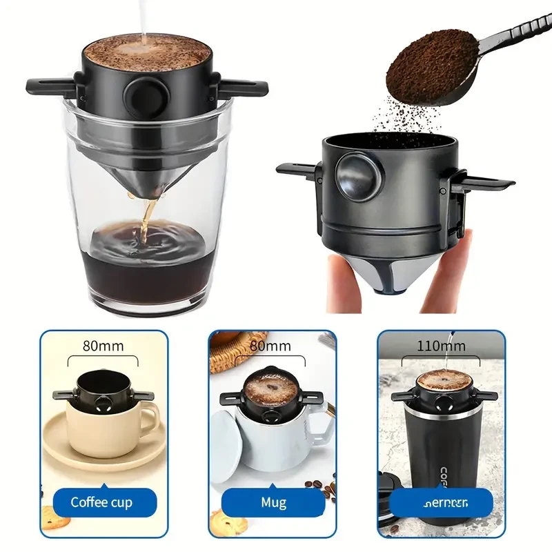 Filtro de café portátil de acero inoxidable