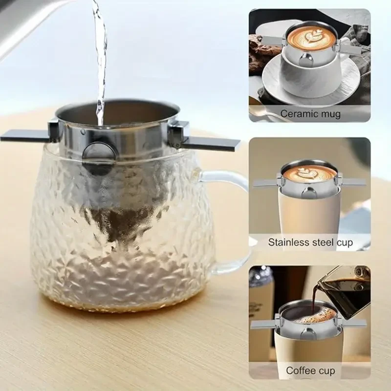 Cafetera portátil de acero inoxidable