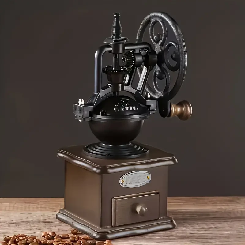 Molinillo de café de madera de estilo vintage
