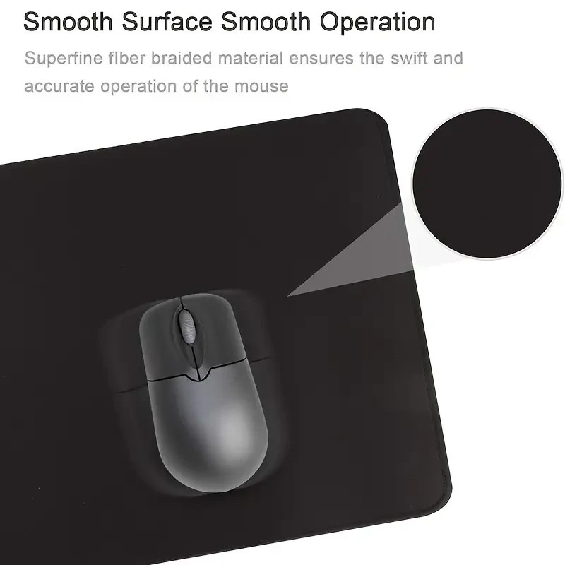 Alfombrilla de ratón extra larga para juegos SGL (800 x 300 x 3 mm), color negro