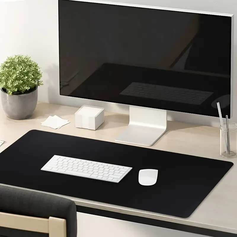 Alfombrilla de ratón extra larga para juegos SGL (800 x 300 x 3 mm), color negro