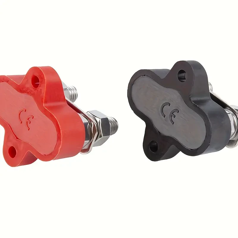 Bloque de terminales de distribución de energía de batería, CC 48 V, postes M8 dobles, conexión de batería