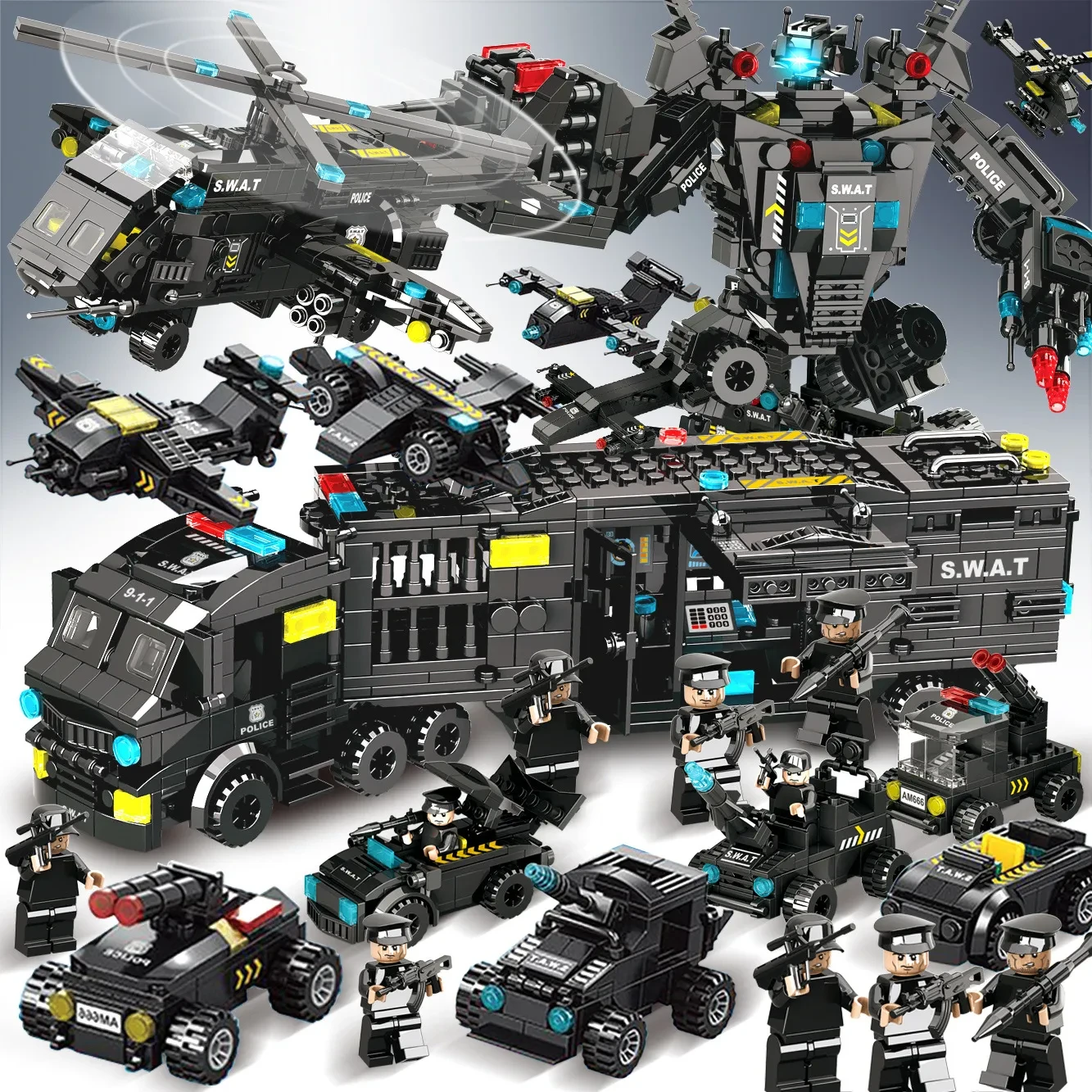 Bloques de construcción de inteligencia SWAT de Flying Eagle