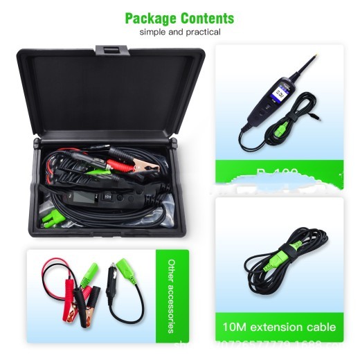 Probador de batería de circuito automotriz