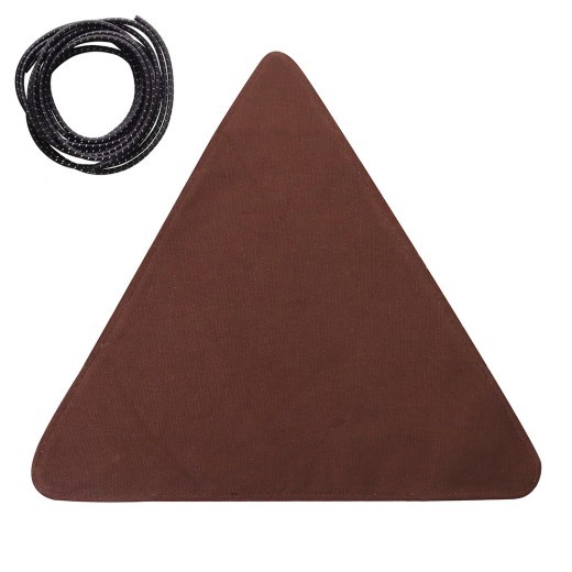 Taburete plegable portátil de tela triangular para acampar y hacer senderismo
