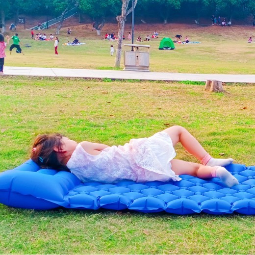 Colchoneta inflable para acampar, colchoneta para exteriores, muebles, cama, cojín ultraligero, almohada para senderismo y trekking.