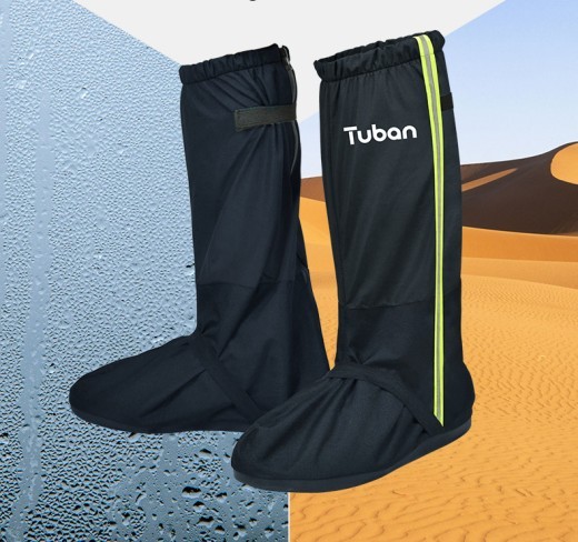 Funda para zapatos a prueba de arena, para viajes al aire libre, desierto, montañismo, equipo de senderismo, para hombres y mujeres, cálida, de tubo alto, impermeable, para piernas, funda para pies de esquí