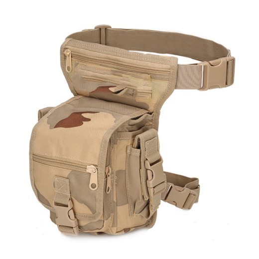 Riñoneras de caza del ejército, bolsa para piernas, senderismo y ciclismo
