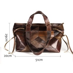 Cobbler Legend - Bolso grande de piel auténtica para mujer, bolso de hombro vintage de lujo de diseñador.