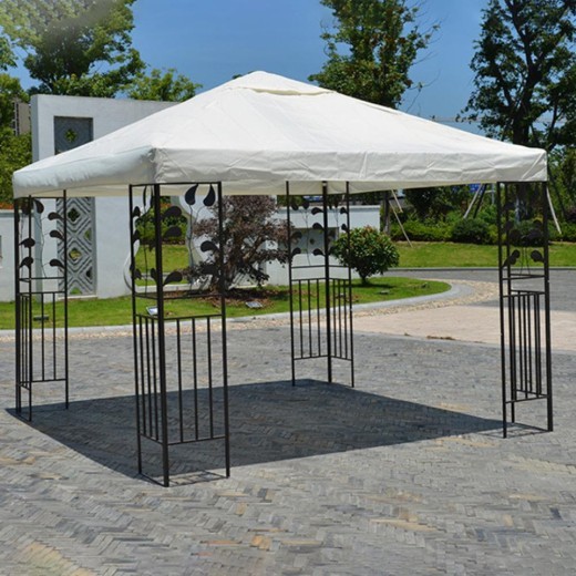 Toldo de lona de hierro para exteriores, multicolor, 300D, con revestimiento impermeable y cifrado.
