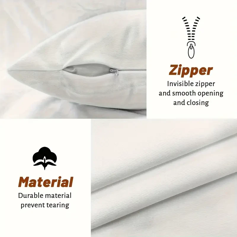 Funda de cojín con encantador reno navideño de 45,72 x 45,72 cm