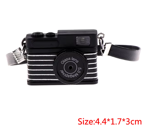 1 pieza de cámara réflex digital en miniatura para casa de muñecas