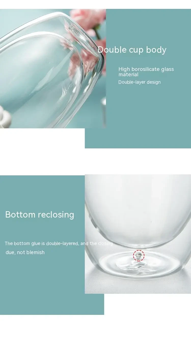 Cinta de vidrio transparente de doble capa de borosilicato con cubierta de silicona