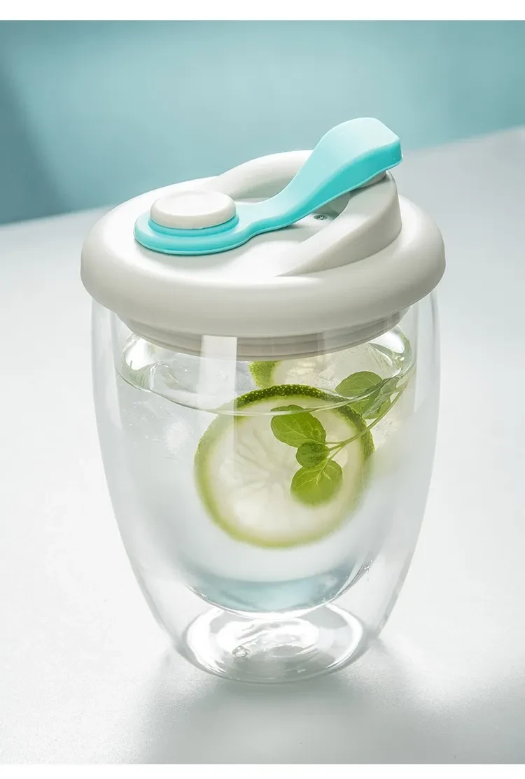 Cinta de vidrio transparente de doble capa de borosilicato con cubierta de silicona