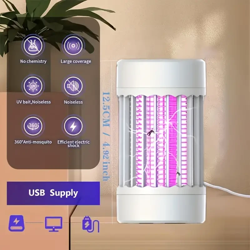 Lámpara electrónica antimosquitos alimentada por USB