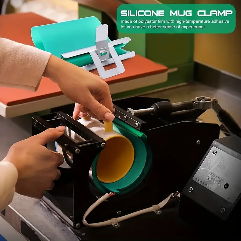 Abrazaderas de silicona POPMISOLER para tazas (3 unidades): sin BPA, antideslizantes y duraderas, para sublimación 3D de 11, 12 y 15 oz.