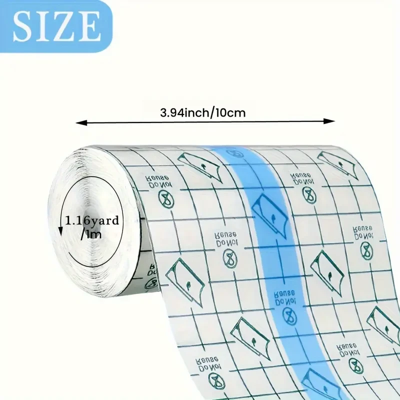 5 rollos de cinta médica impermeable: ideal para nadar, ducharse y proteger tatuajes.