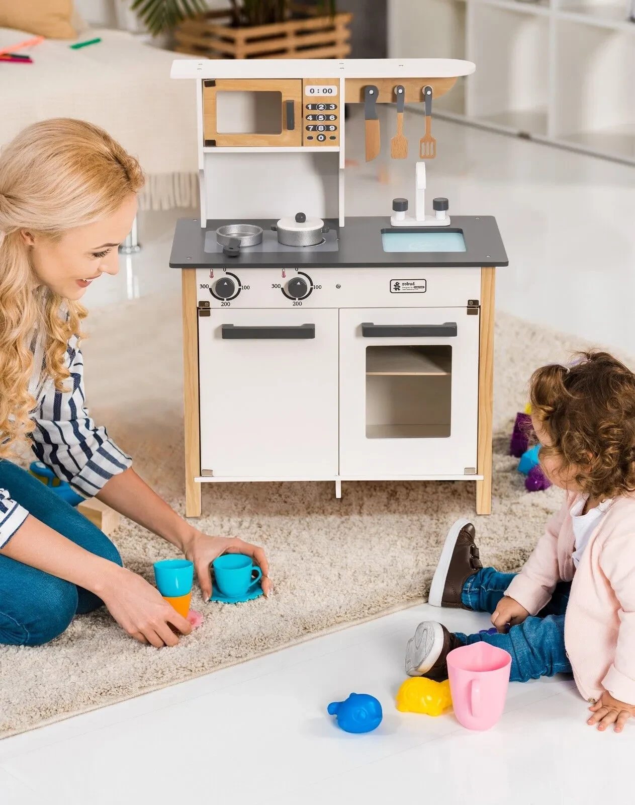 Juego de cocina de madera para niños ROBOTIME