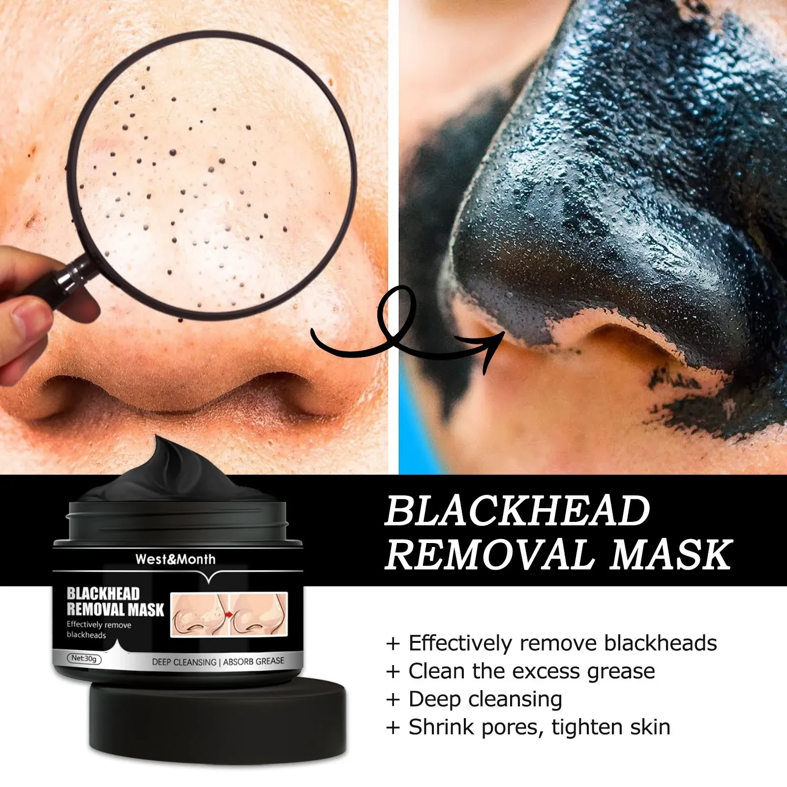 Mascarilla para eliminar puntos negros West&Month