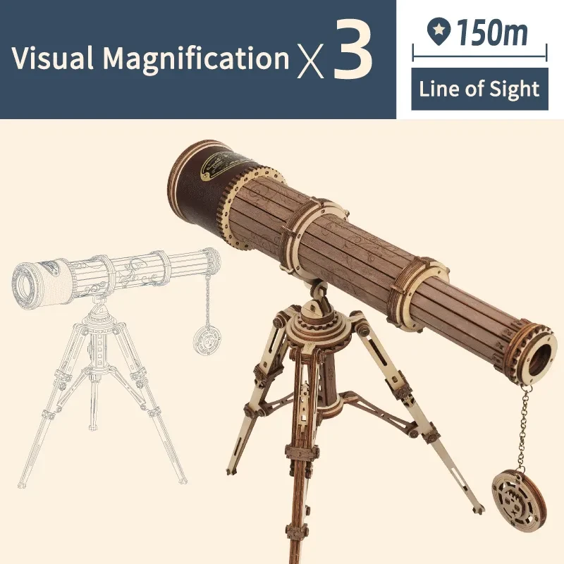 Telescopio monocular Robotime ROKR