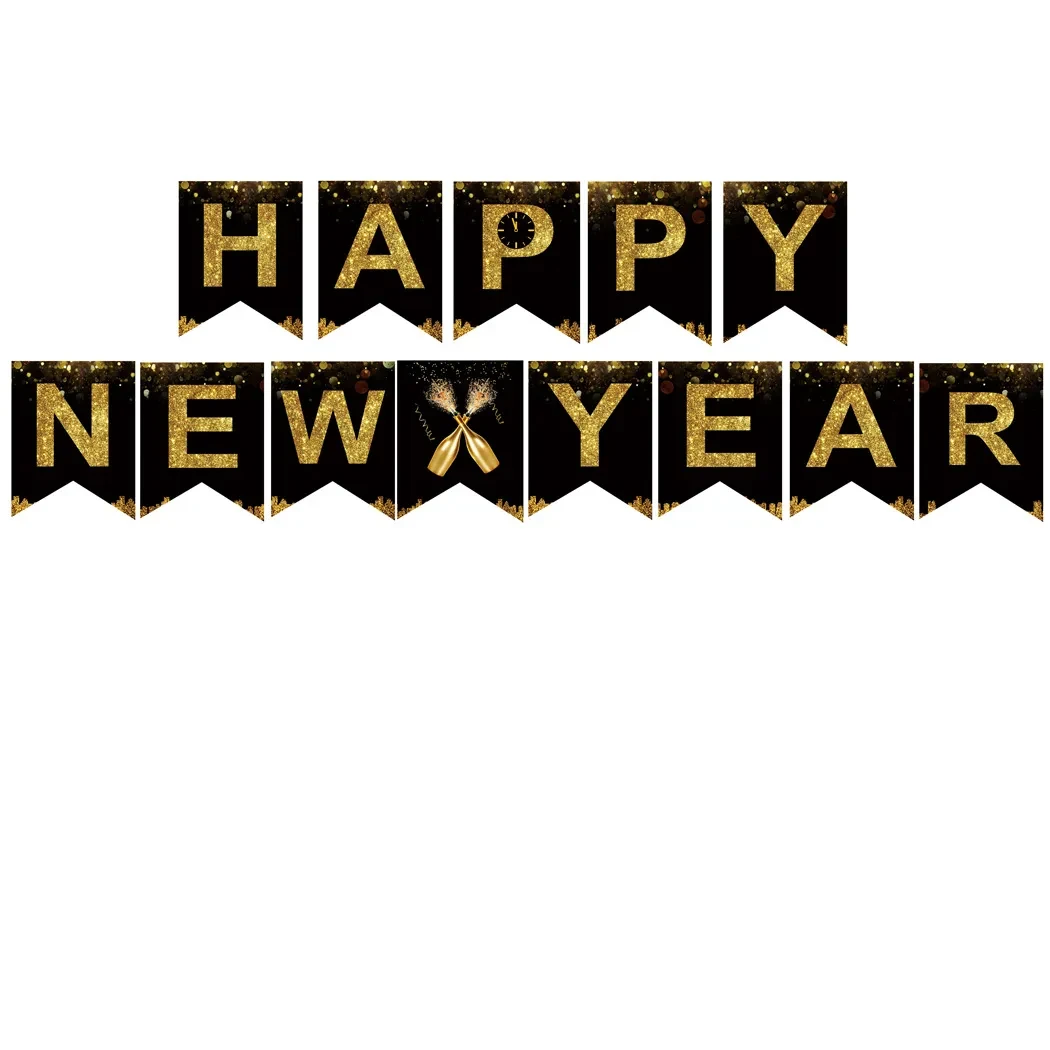 Decoración con globos de Año Nuevo