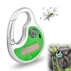 Repelente electrónico de mosquitos ultrasónico portátil con carga solar