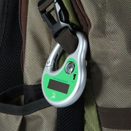 Repelente electrónico de mosquitos ultrasónico portátil con carga solar