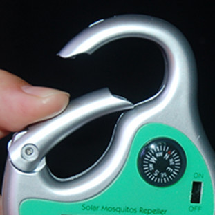 Repelente electrónico de mosquitos ultrasónico portátil con carga solar