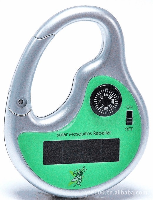 Repelente electrónico de mosquitos ultrasónico portátil con carga solar