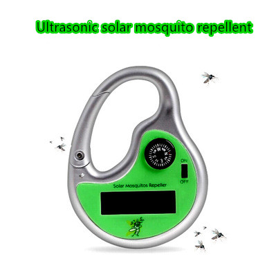 Repelente electrónico de mosquitos ultrasónico portátil con carga solar