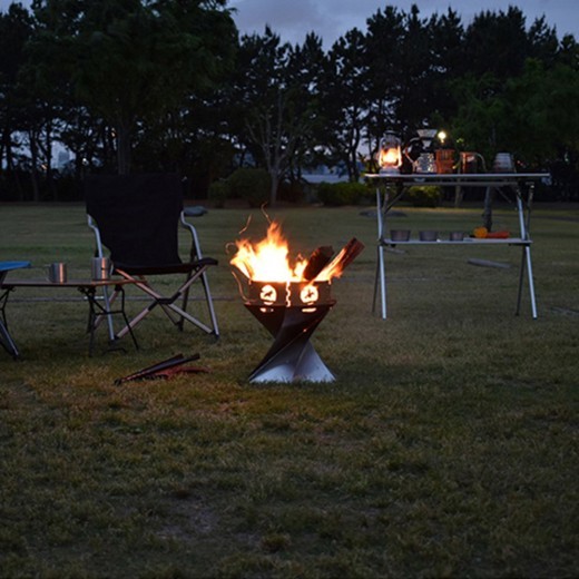Calentador de fogatas para acampar al aire libre
