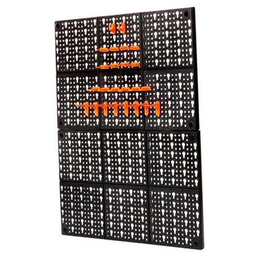 Estante de almacenamiento de herramientas de hardware de taller multifuncional
