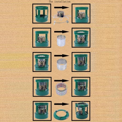 Estufa de queroseno para acampar