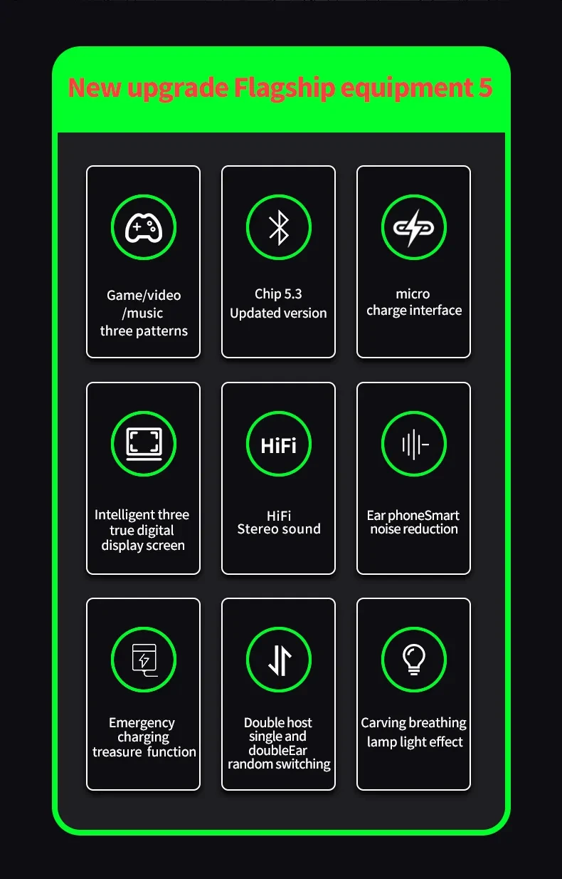 YD03 Bluetooth inalámbrico - Pantalla digital