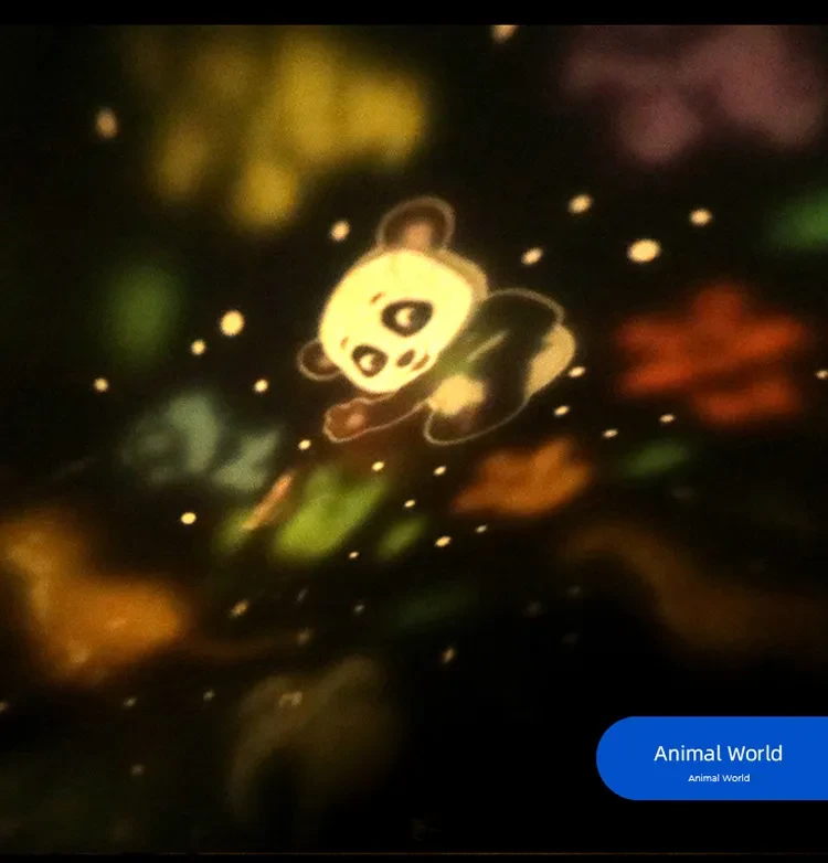 Luz nocturna con proyector de estrellas