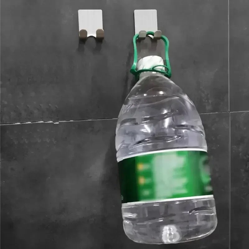 2 soportes para maquinillas de afeitar de acero inoxidable 304 y organizador de ganchos de baño para almacenamiento compacto de maquinillas de afeitar.