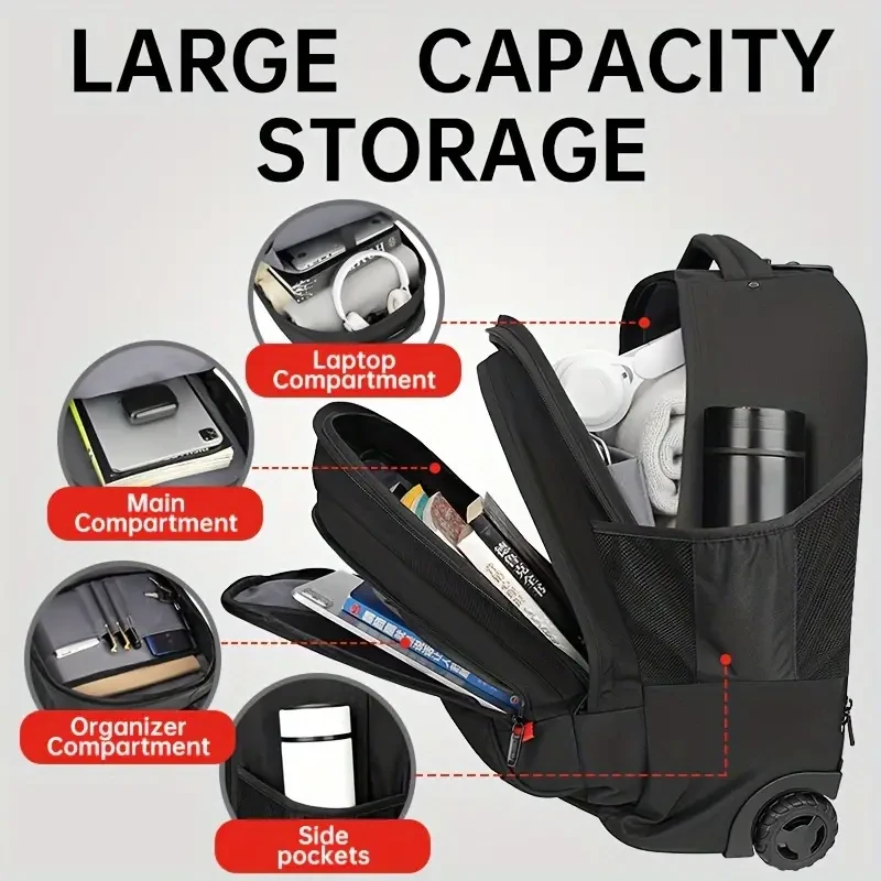 Bolsa con ruedas multifuncional de gran capacidad