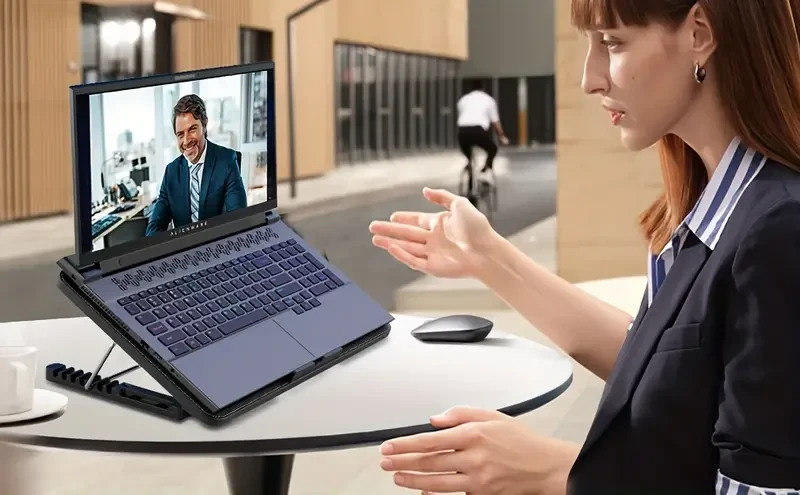 Base de refrigeración ultradelgada para portátil: 6 ventiladores LED silenciosos para una refrigeración eficiente, velocidad ajustable, alimentación por USB, diseño portátil para portátiles de 15,6 a 17 pulgadas.