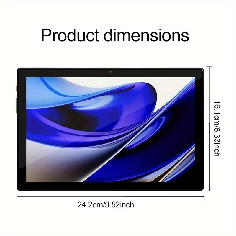 Tableta Android 14 de 25,65 cm, 2 en 1 con teclado