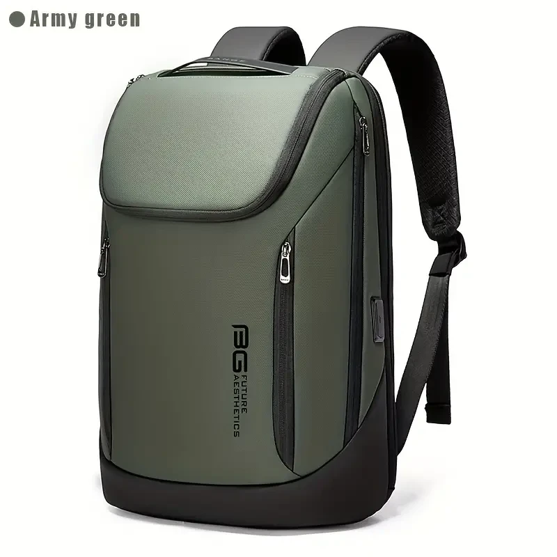 Mochila minimalista de viaje de negocios para hombre: bolso para portátil de 15,6 pulgadas con gran capacidad
