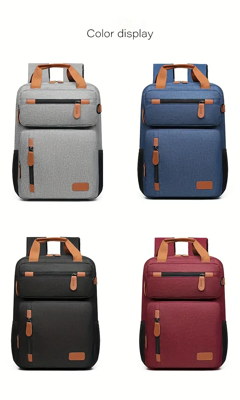 Mochila de gran capacidad, bolso multifuncional para computadora, mochila de negocios