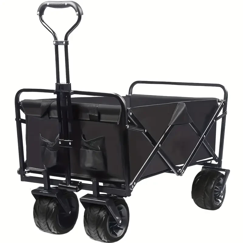 Carro de playa plegable y resistente