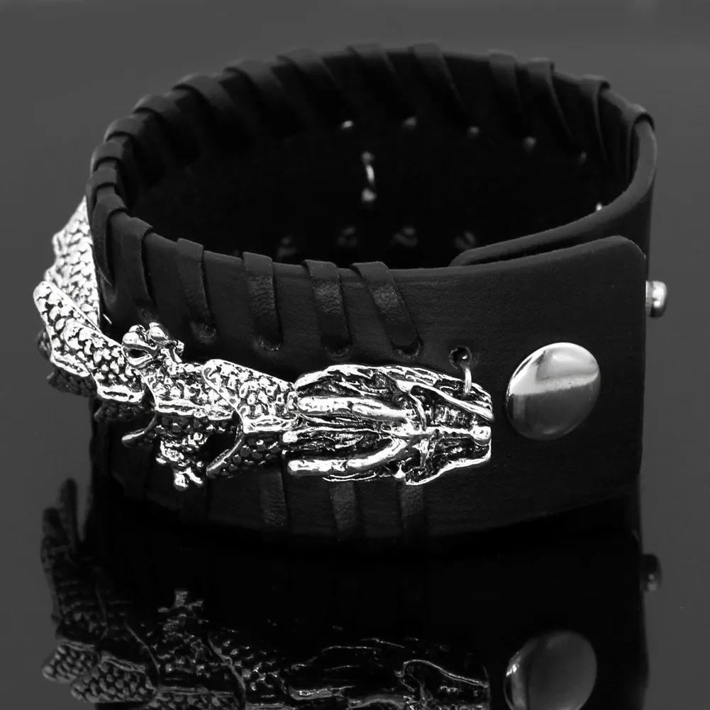 Pulsera pirata vikinga con dragón Kelte