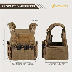 Chaleco táctico de airsoft con peso